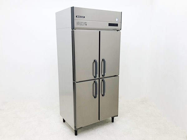 人気ブランドの GRN-090RM-F フクシマガリレイ 業務用 タテ型 4ドア 冷蔵庫 幅900×奥650×高1950 新品 